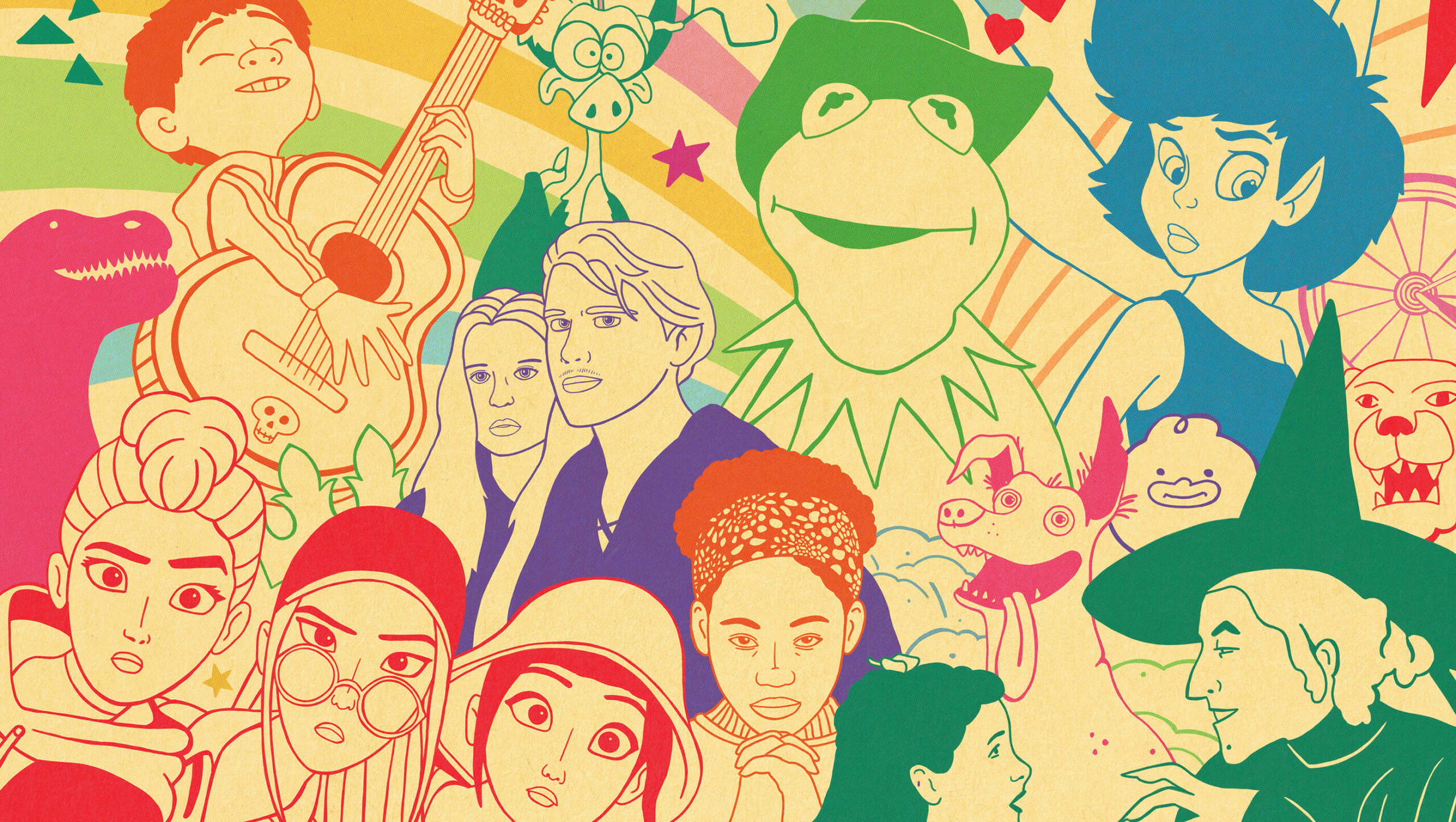 Colorful illustrated graphic for Family Film Fest 2026