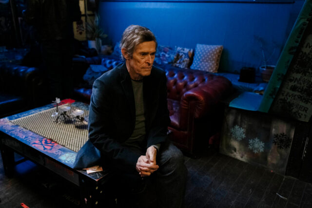 Willem Dafoe in LATE FAME.