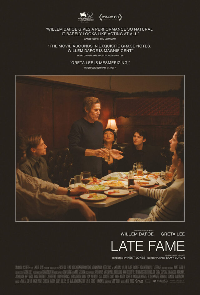 Late Fame movie poster.