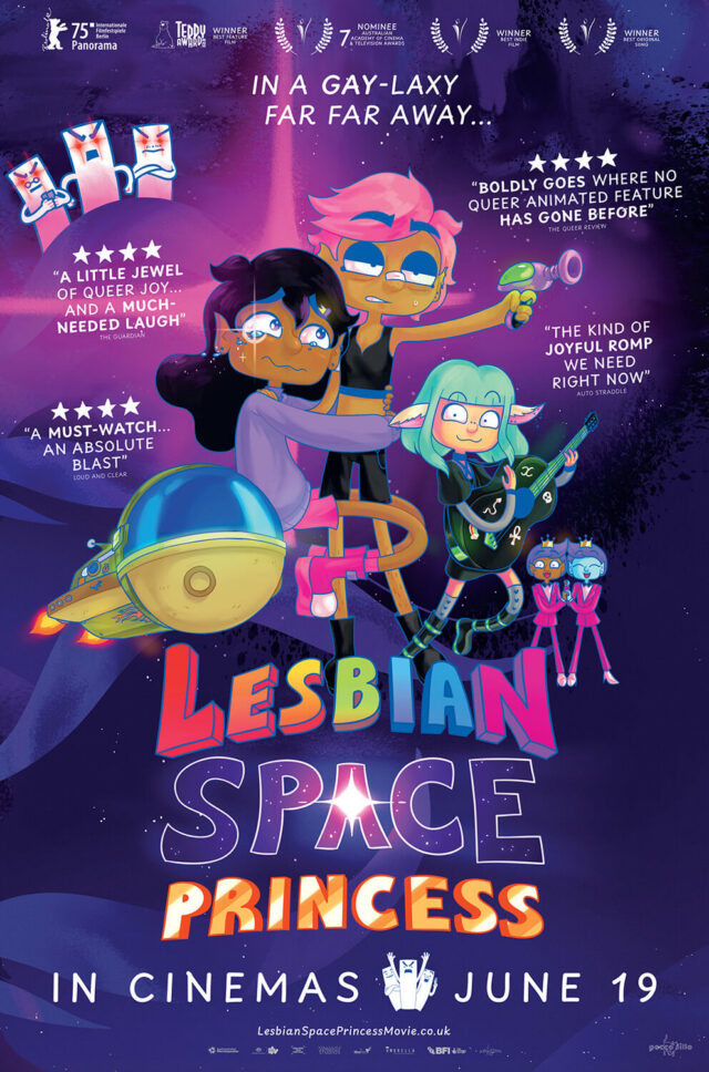 Lesbian Space Princess movie poster.