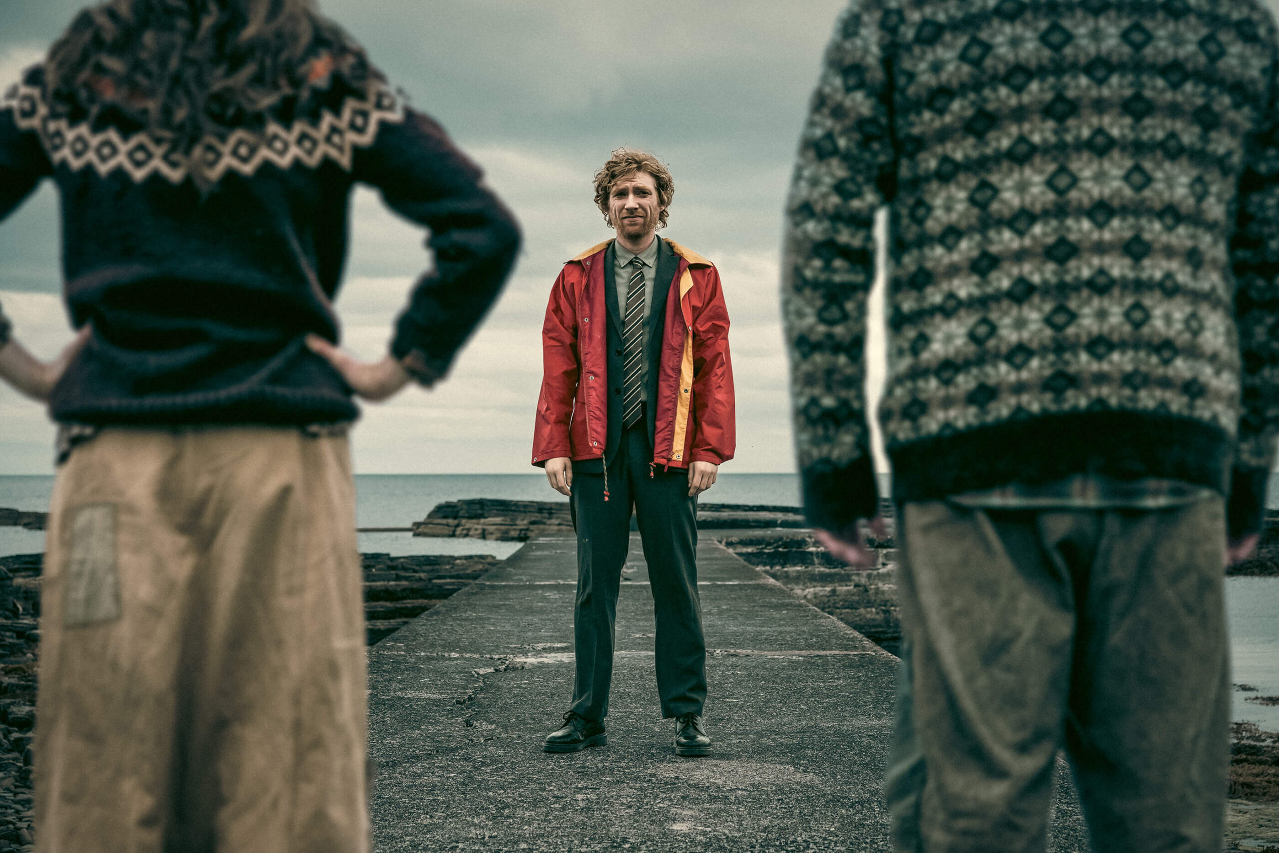 Domhnall Gleeson in a scene from The Incomer.