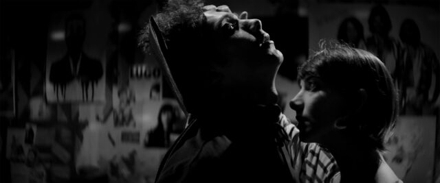 Arash Marandi and Sheila Vand in a scene from A Girl Walks Home Alone at Night.