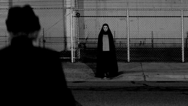 Sheila Vand in a scene from A Girl Walks Home Alone at Night.