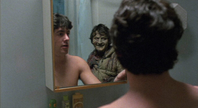 David Naughton and Griffin Dunne in a scene from An American Werewolf in London.