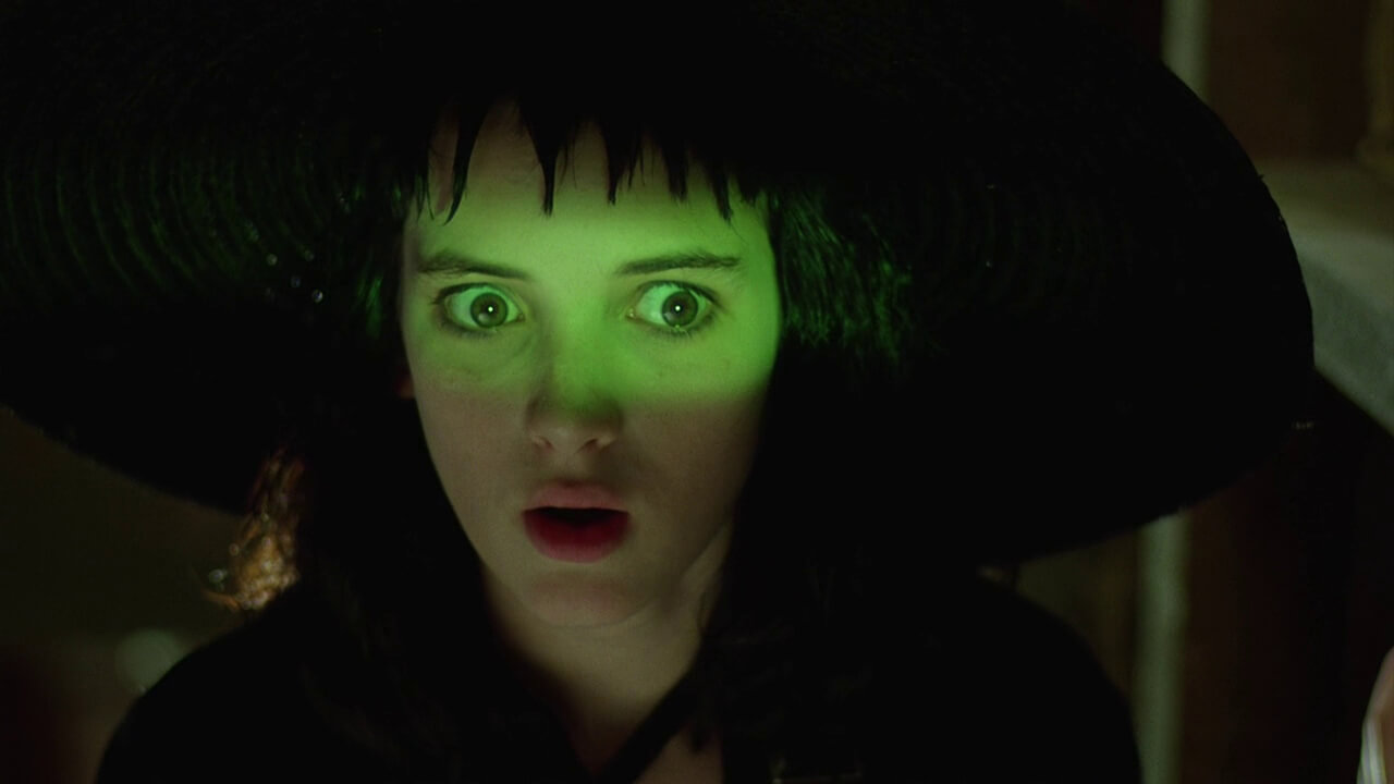 Winona Ryder in a scene from Beetlejuice.