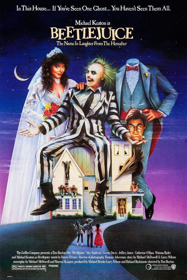 Beetlejuice movie poster.