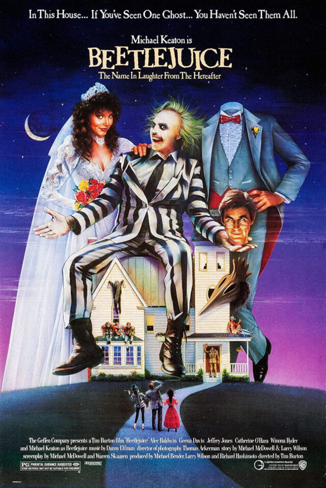 Beetlejuice movie poster.