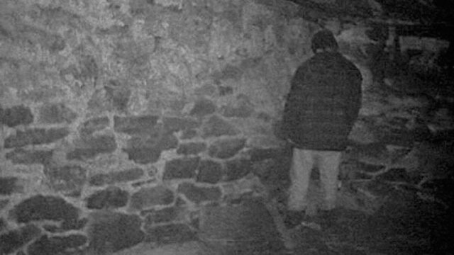 Michael C. Williams in a scene from The Blair Witch Project.