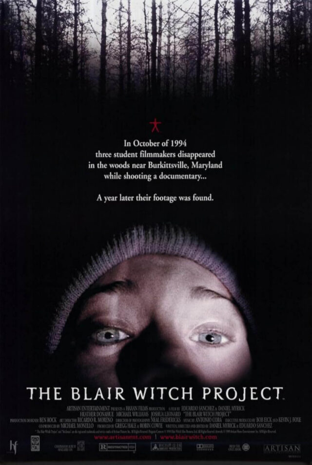 The Blair Witch Project movie poster.