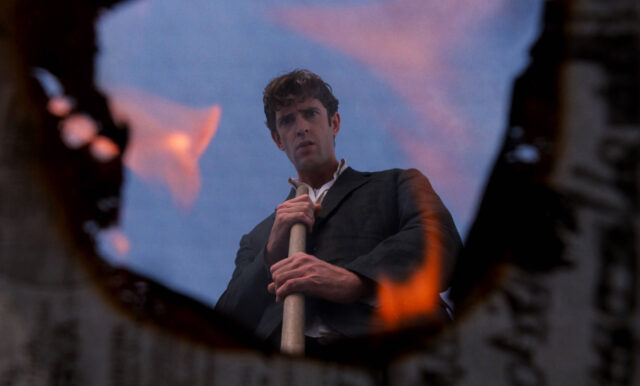 Rupert Everett in a scene from Cemetery Man.