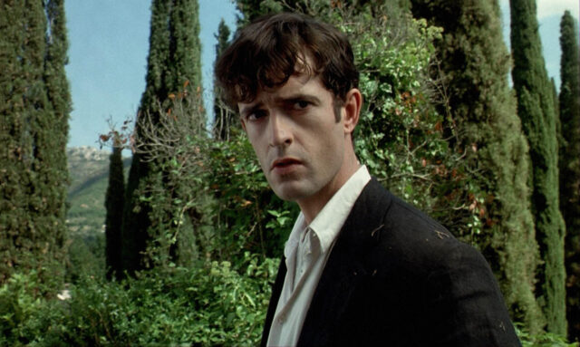 Rupert Everett in a scene from Cemetery Man.