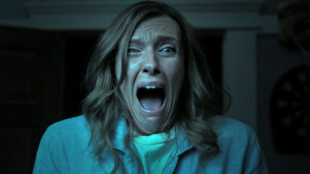 Toni Collette in a scene from Hereditary.