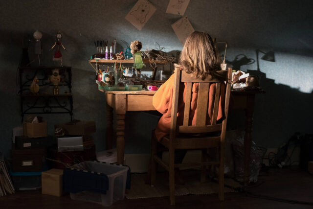 Milly Shapiro in a scene from Hereditary.