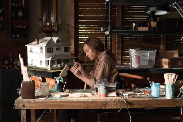 Toni Collette in a scene from Hereditary.