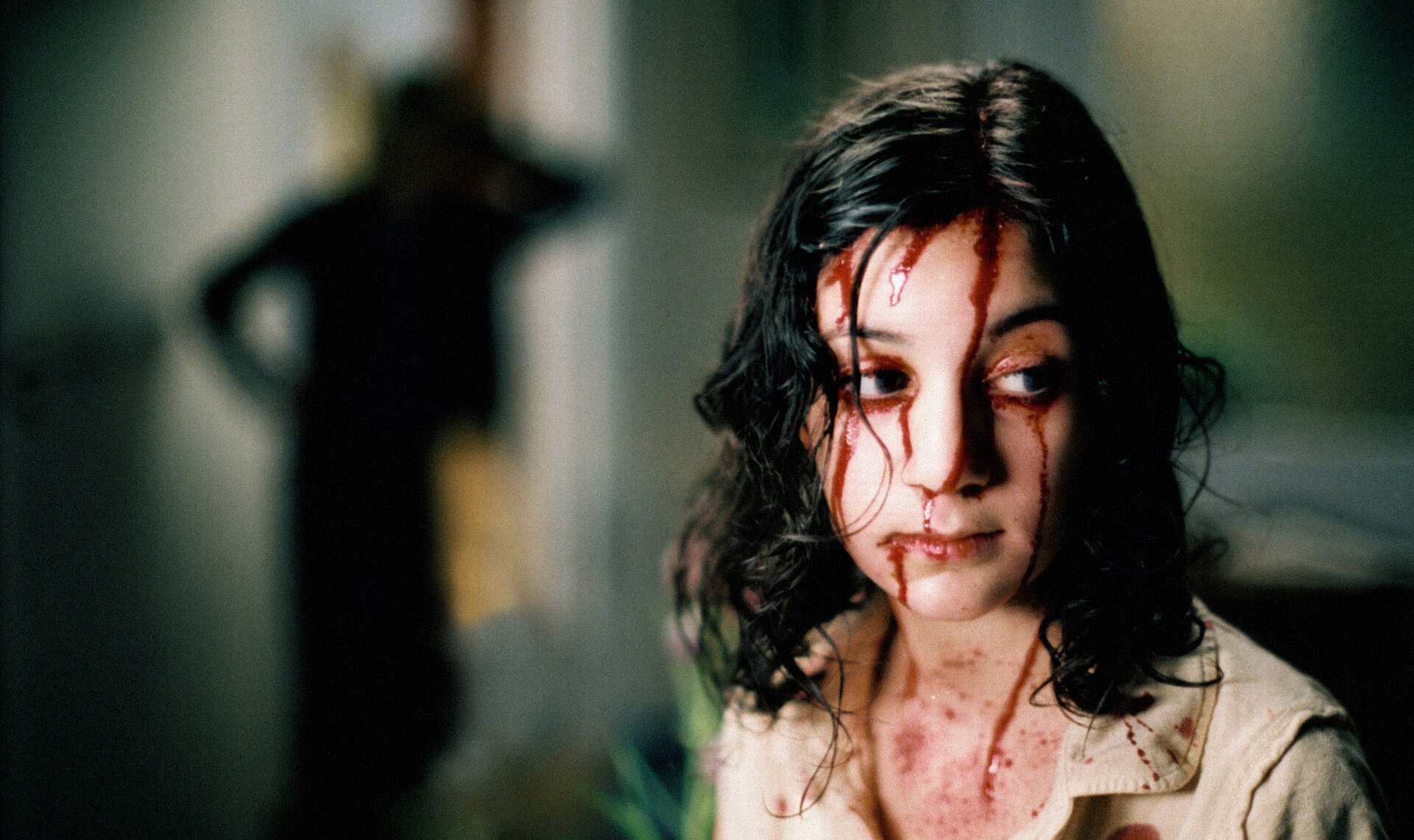 Lina Leandersson in a scene from Let The Right One In.