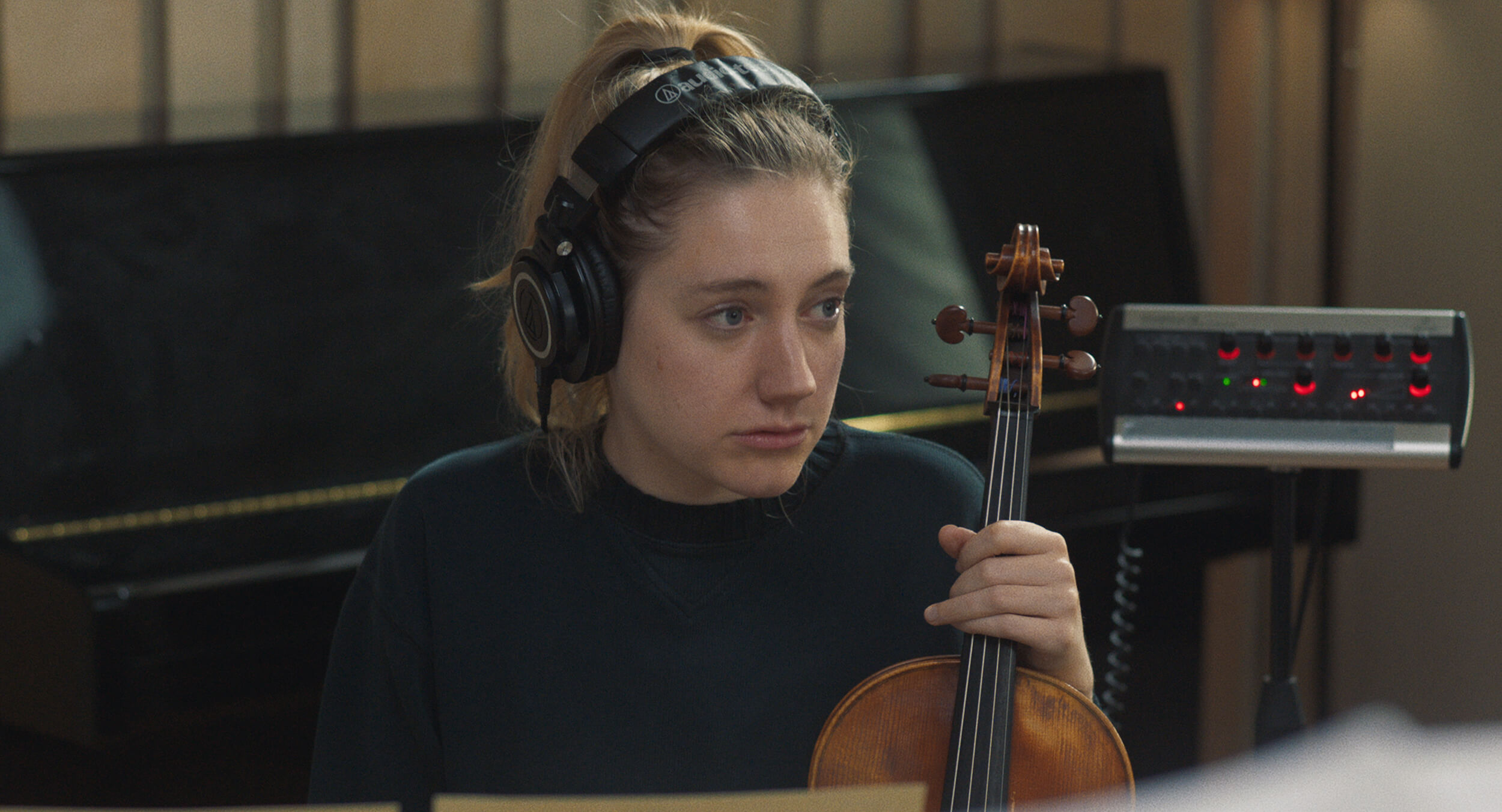 Isabel Hagen in a scene from On A String.
