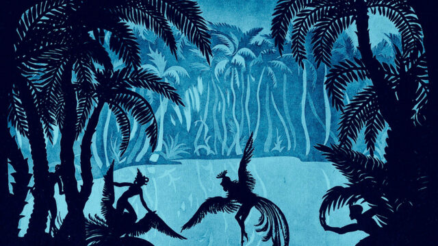 A scene from The Adventures of Prince Achmed.