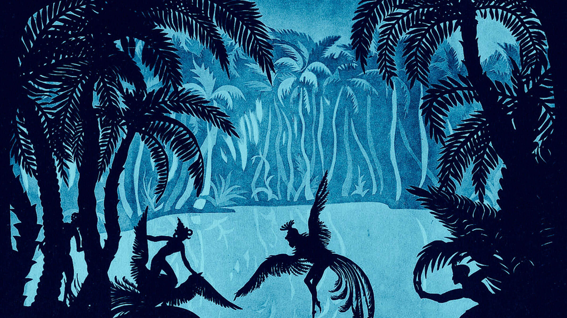 A scene from The Adventures of Prince Achmed.