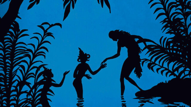 A scene from The Adventures of Prince Achmed.