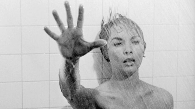 Janet Leigh in a scene from Psycho.