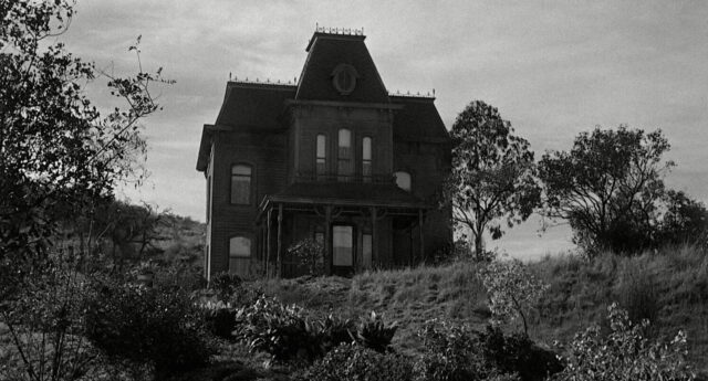 A scene from Psycho.