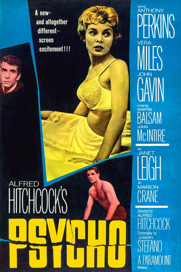 Psycho movie poster.