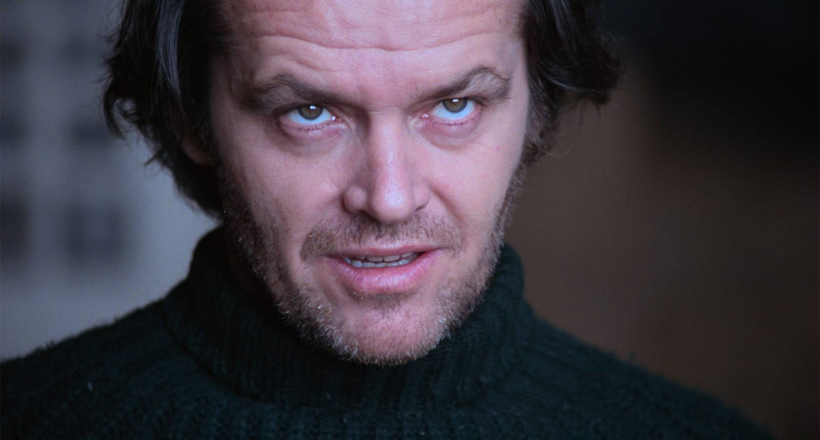 Jack Nicholson in a scene from The Shining.