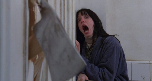 Shelley Duvall in a scene from The Shining.