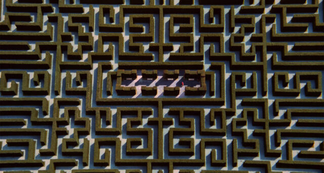 A scene from The Shining.