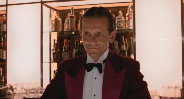 Joe Turkel in a scene from The Shining.