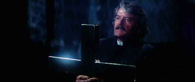Hal Holbrook in a scene from The Fog.