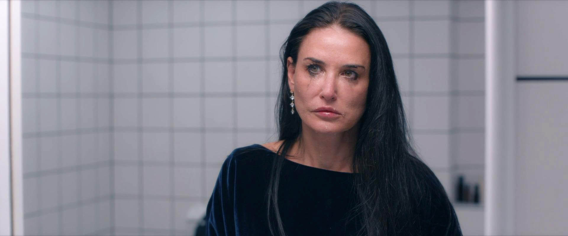 Demi Moore in a scene from The Substance.