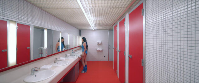 Demi Moore in a scene from The Substance.