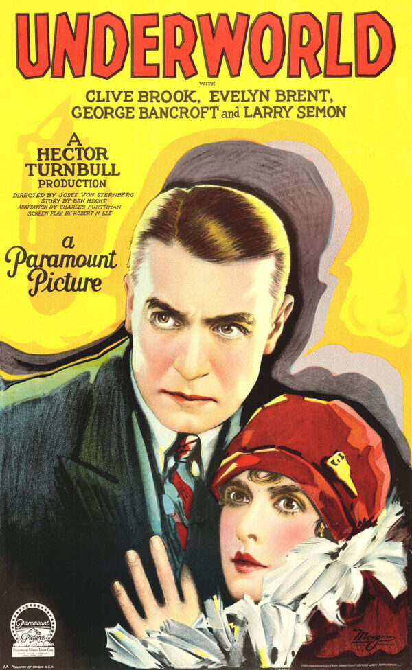 Underworld 1927 movie poster.