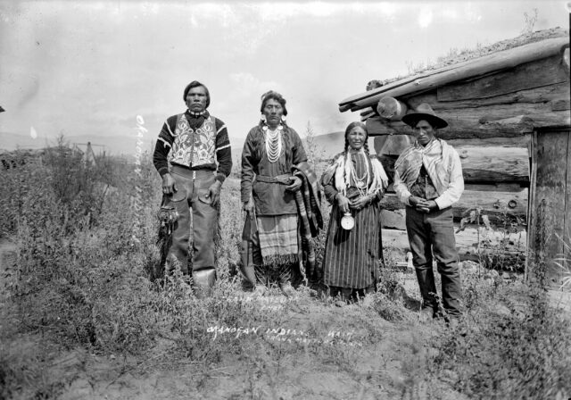 A historical photo taken by Frank Matsura featuring Twit mich, Charley Leo, Suzanne Leo, and Joe Leo
