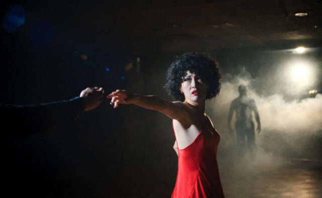 Rinko Kikuchi in a scene from Ha-Chan, Shake Your Booty!