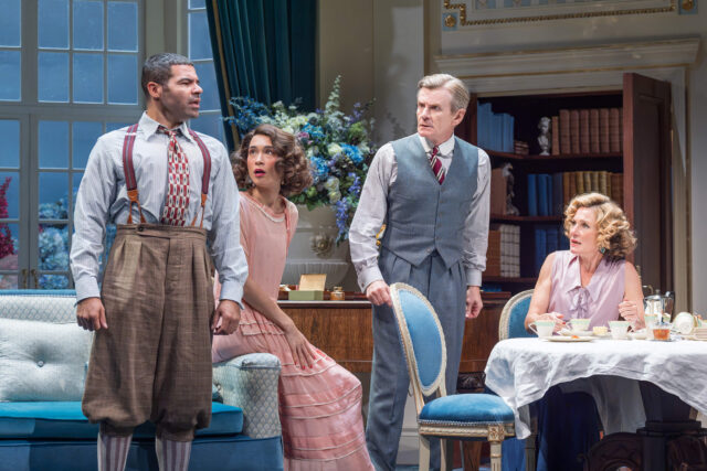 The cast of National Theatre's Hay Fever.