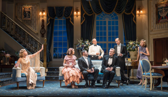 The cast of National Theatre's Hay Fever.
