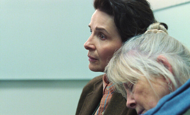 Juliette Binoche and Anna Calder-Marshall in Queen at Sea.