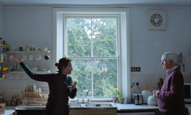 Juliette Binoche and Tom Courtenay in Queen at Sea.