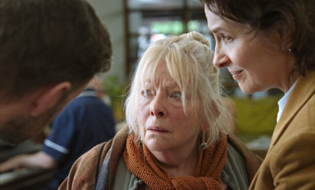 Juliette Binoche and Anna Calder-Marshall in Queen at Sea.
