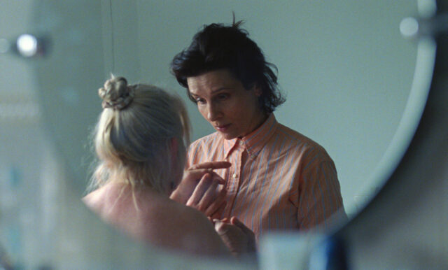 Juliette Binoche and Anna Calder-Marshall in Queen at Sea.