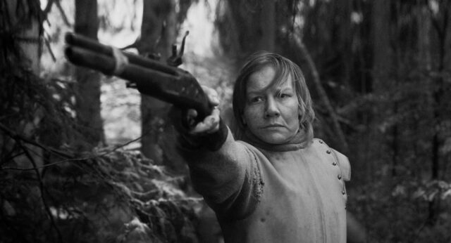 Sandra Hüller in a scene from Rose.
