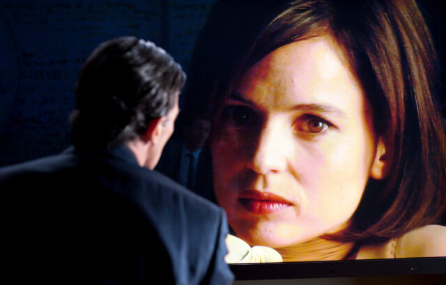 Antonio Banderas as Doctor Robert Ledgard and Elena Anaya as Vera in a scene from The Skin I Live In.