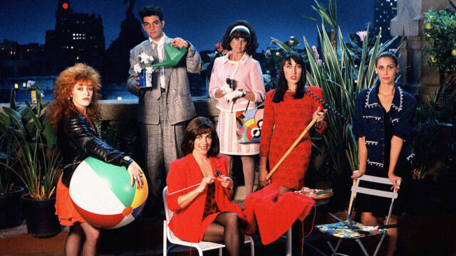 Antonio Banderas, María Barranco, Ana Leza, Carmen Maura, Rossy de Palma, and Julieta Serrano in Women on the Verge of a Nervous Breakdown.